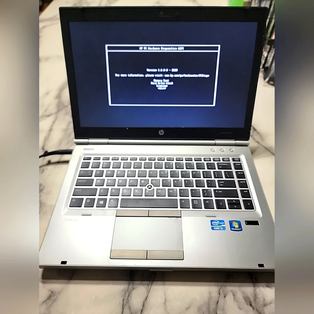HP EliteBook 8470p Window's 7 Pro Working Missing Battery